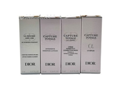 DIOR Capture Totale Le Serum Firming Face Cream Essence Cleanser 4