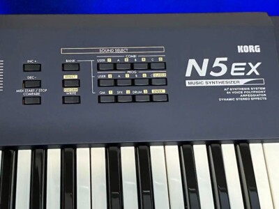 KORG N5EX synthesizer 61 keys Black keyboard Tested/working | eBay