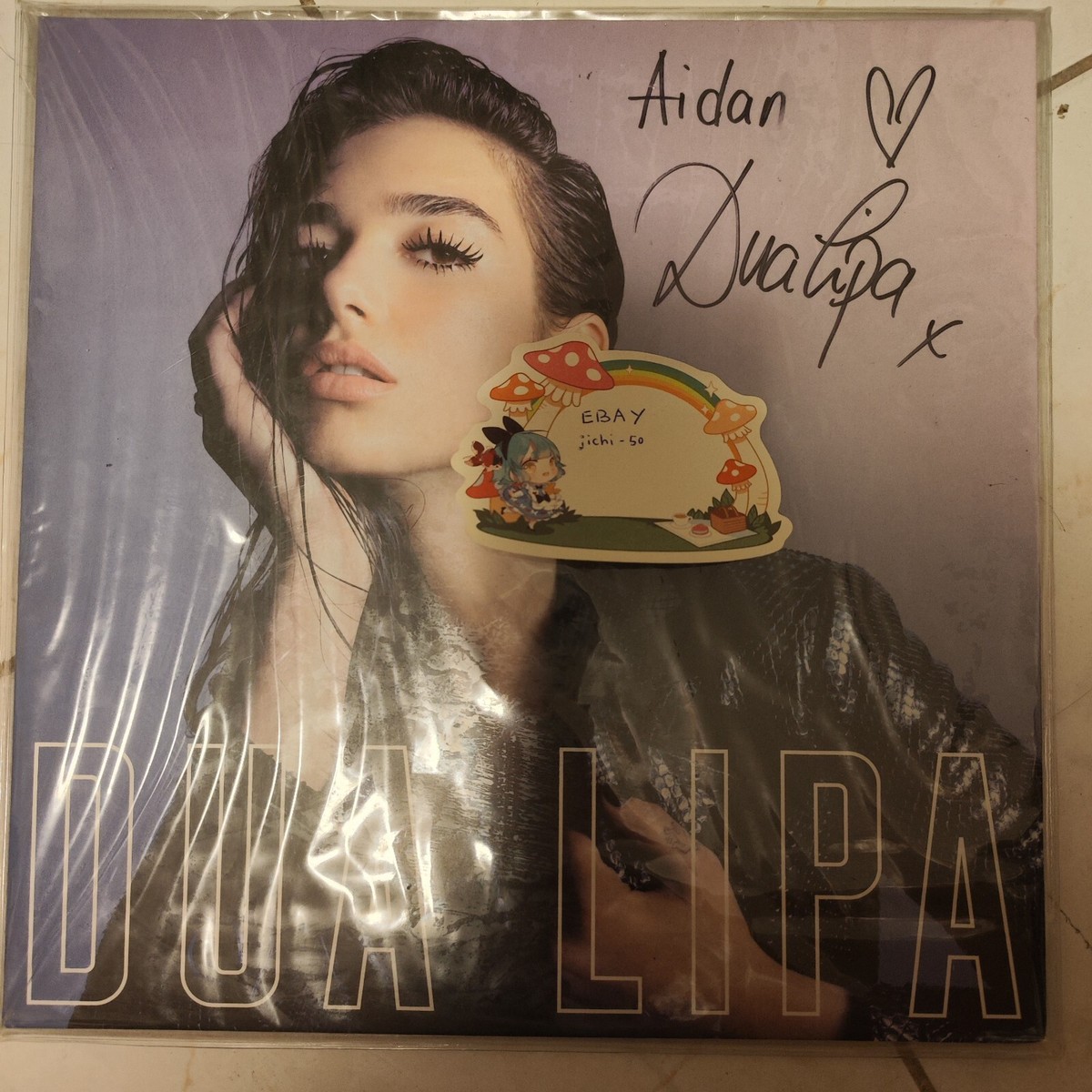 dua lipa signed vinyl and poster bundle | eBay