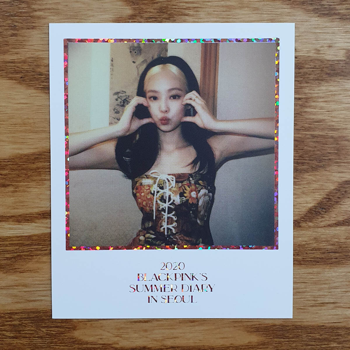 Jennie Official Polaroid Photocard 2020 BlackPink's Summer Diary