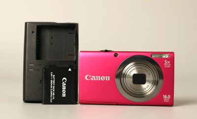 Canon PowerShot A2300 Digital Camera 16.0MP 5x Zoom Pink From