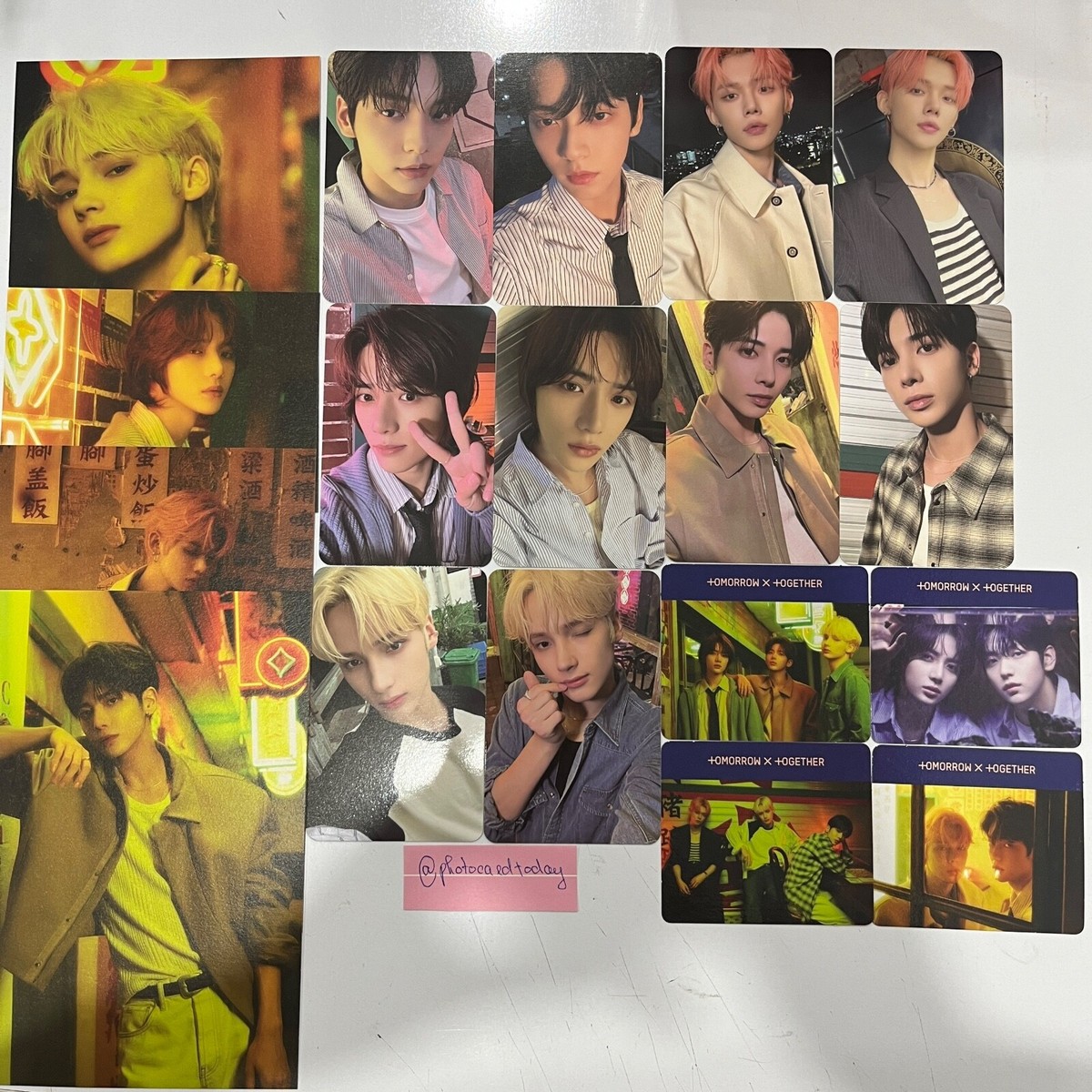 TXT TOMORROW X TOGETHER 2024 SEASON'S GREETINGS PHOTOCARD OFFICIAL