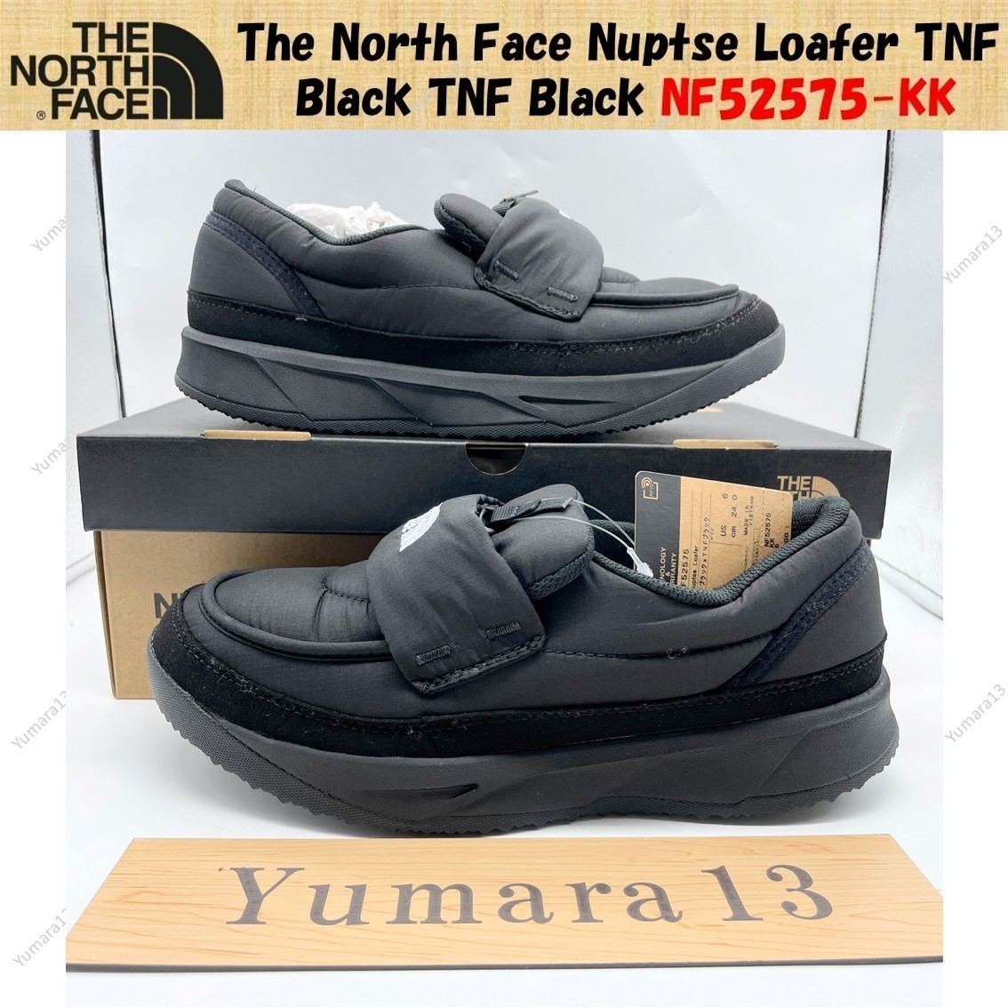 The North Face Nuptse Loafer TNF Black TNF Black NF52575-KK Men's