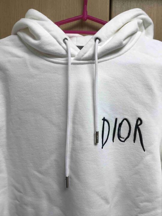 19AW DIOR x Raymond Pettibon Collaboration Embroidery Logo Hoodie