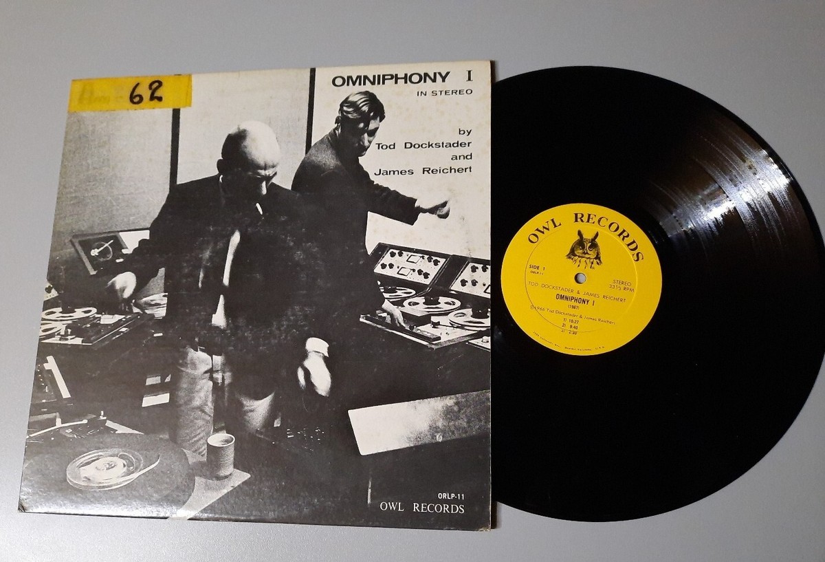 Todd Dockstader James Reichert Omniphony 1 Owl Records Orig Press