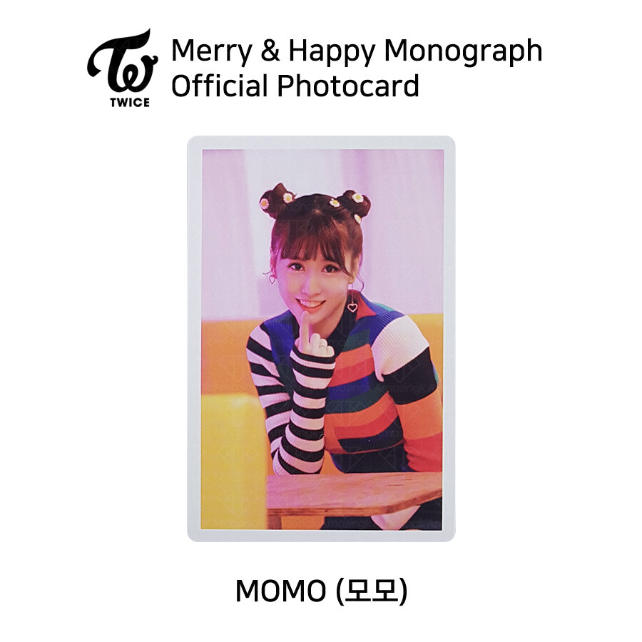 TWICE Merry & Happy Monograph Official Photocard Each Member KPOP