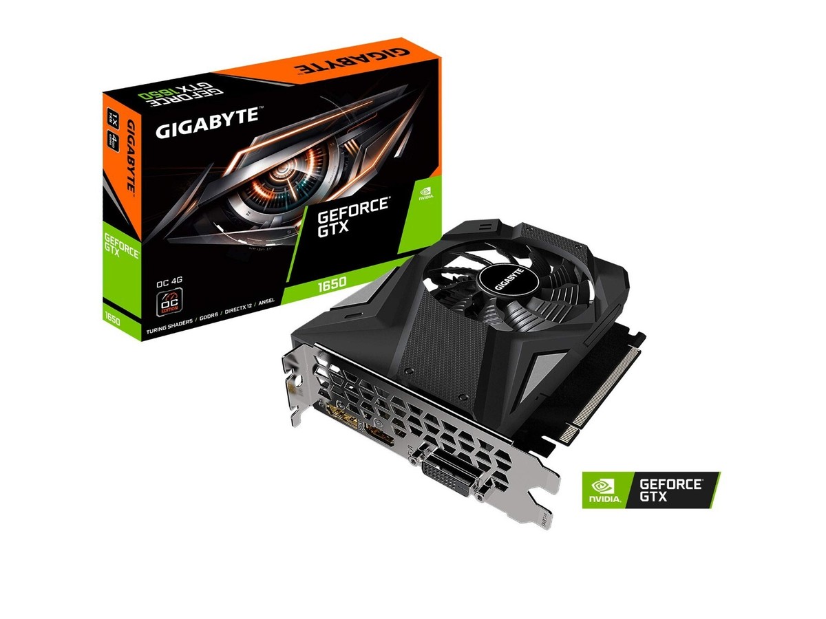 NEW] Gigabyte GeForce GTX 1650 D6 OC 4G Graphics Card, 170mm