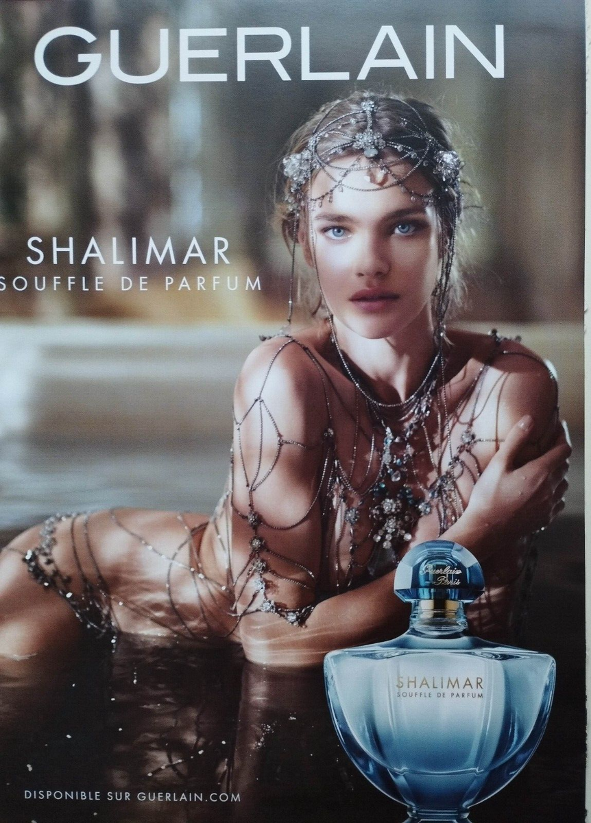 GUERLAIN Vintage Print Ad !! 