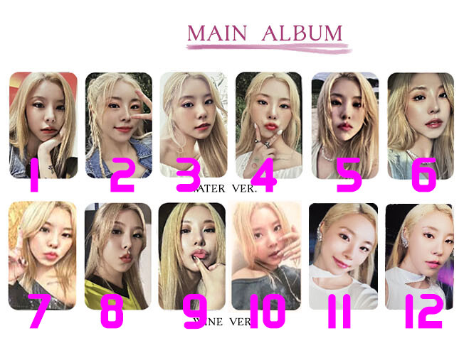 MAMAMOO WHEEIN IN THE MOOD Jewel VER Official PHOTOCARD PHOTO CARD