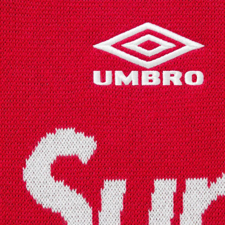 Supreme Umbro Zip Up Sweater Red | eBay