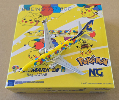 1:400 Boeing 737-800 Skymark Airlines Pokemon / Pikachu JA73AB NG