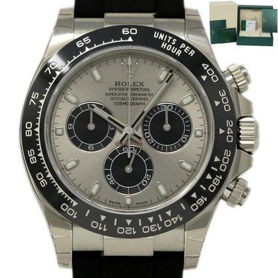 Rolex New Daytona 116519LN White Gold Oysterflex 2020 B/Paper