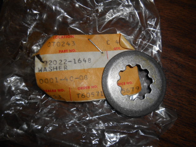 NOS Kawasaki OEM Clutch Nut Lock Washer 86-87 KXT250 85-86 KX250