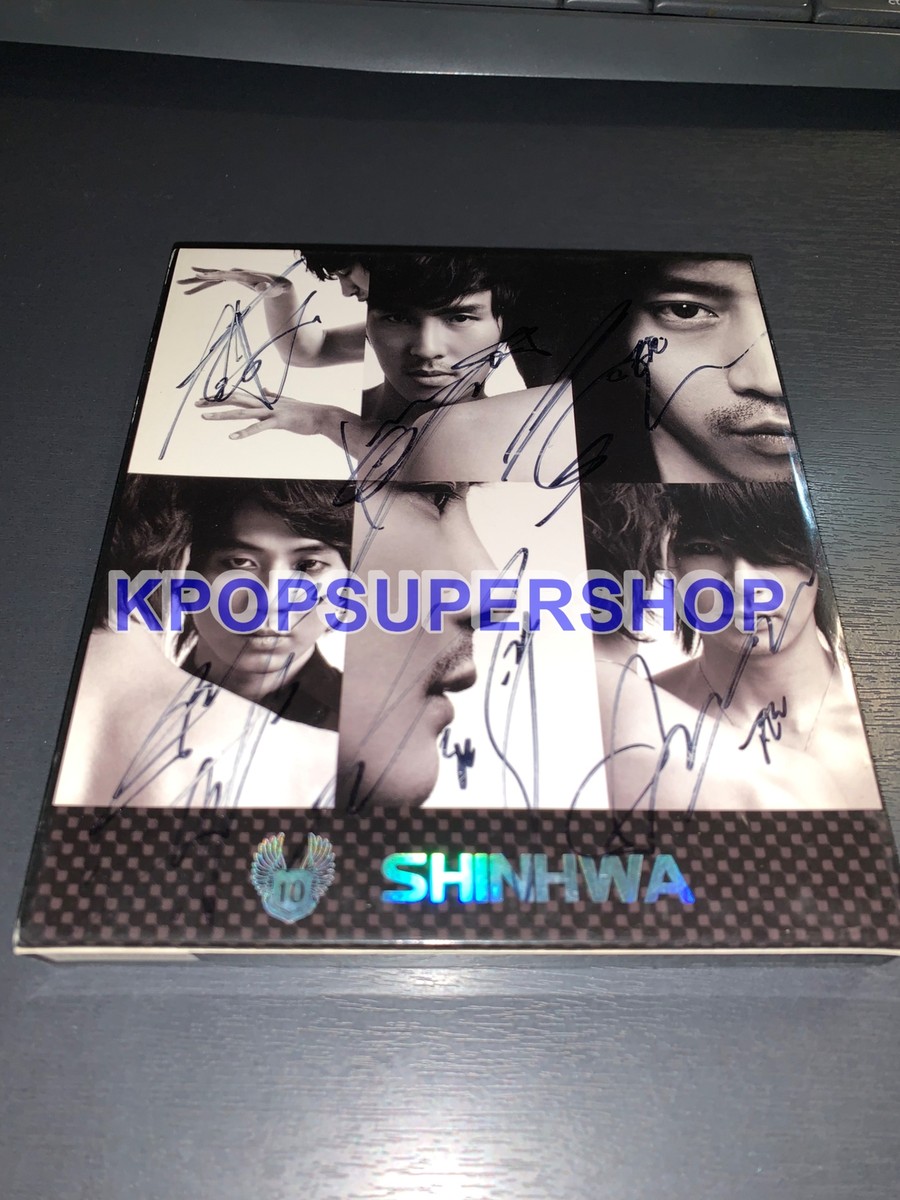 Shinhwa Vol. 9 9th Album Autographed Signed CD Photobook Great
