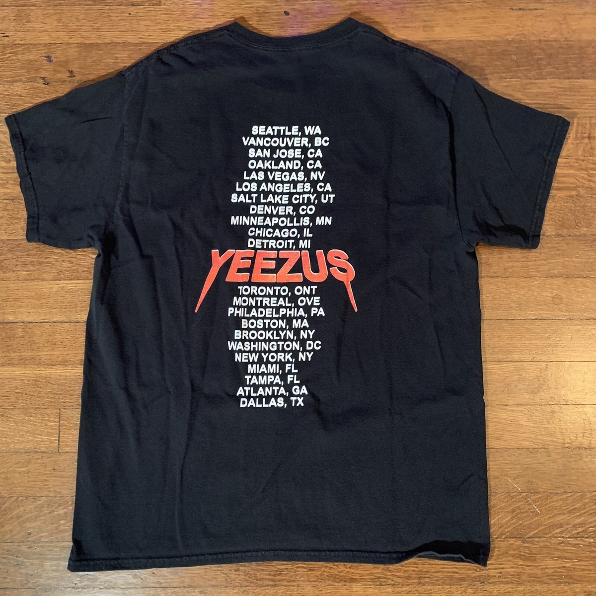 YEEZUS Tour Shirt- Reproduction Ye Kanye | eBay