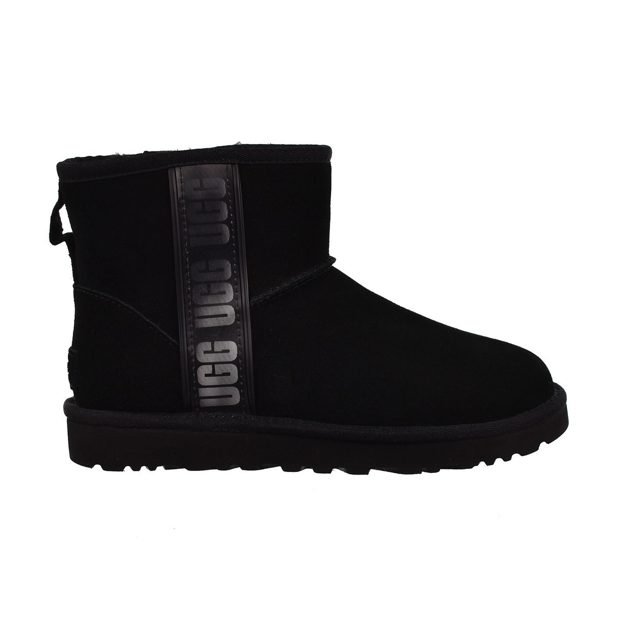 UGG Classic Mini Side Logo II Women's Boots Black 1134962-BLK | eBay