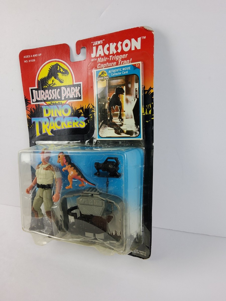 1993 Jurassic Park Dino Trackers Jaws Jackson Figure Dinosaur