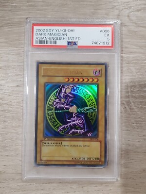 遊戯王 遊戯王 ブラック・マジシャン 英語 SDY 1st ウルトラ PSA9