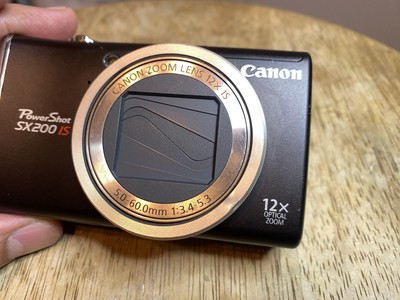 Canon PowerShot SX200 IS 12.1MP Digital Camera TESTED Working NO