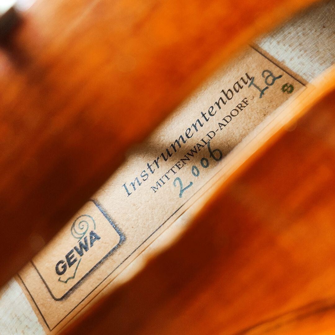 Violin GEWA MITTENWALD ADORF 4/4 2006 Maintenance Completed & Bow