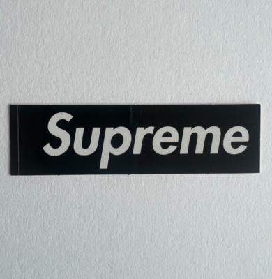 Supreme Black Mini Box Logo Sticker 100% Authentic FW23 Season | eBay