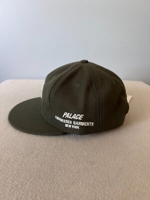 Palace x Engineered Garments Ebbets 6 Panel Hat - Olive Green
