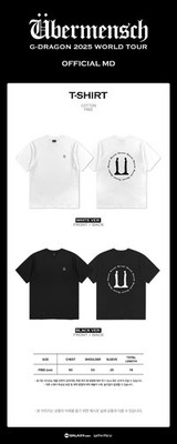 G-DRAGON GD 2025 WORLD TOUR IN KOREA BIGBANG OFFICIAL MD GOODS T