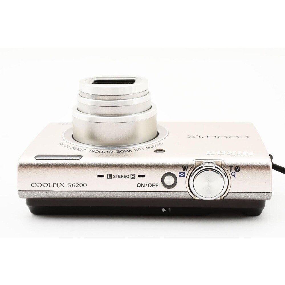 Nikon COOLPIX S6200 Digital Camera 16MP 10x Optical Zoom Touch