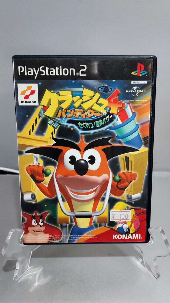 PS2 Playstation 2 Crash Bandicoot 4 Sakuretsu Majin Power Japan