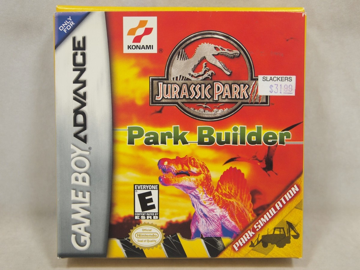 Jurassic Park III Park Builder (Game Boy Advance | GBA) Authentic