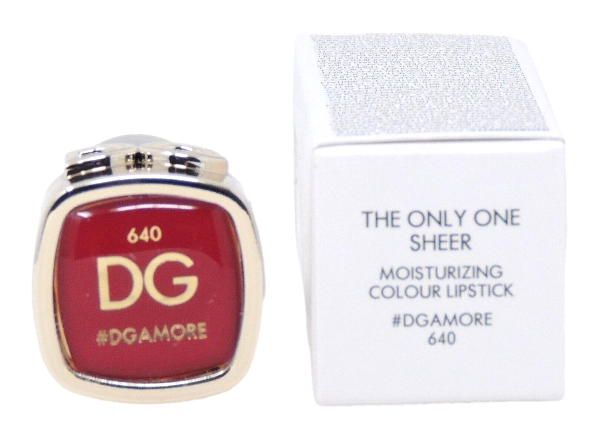 DOLCE & GABBANA THE ONLY ONE SHEER #640 DGAMORE 3.5g MOISTURIZING