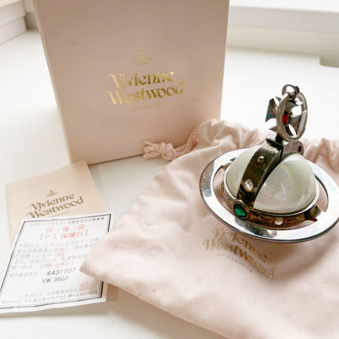 Vivienne Westwood Pearl White Orb Lighter Limited to 400 Necklaces