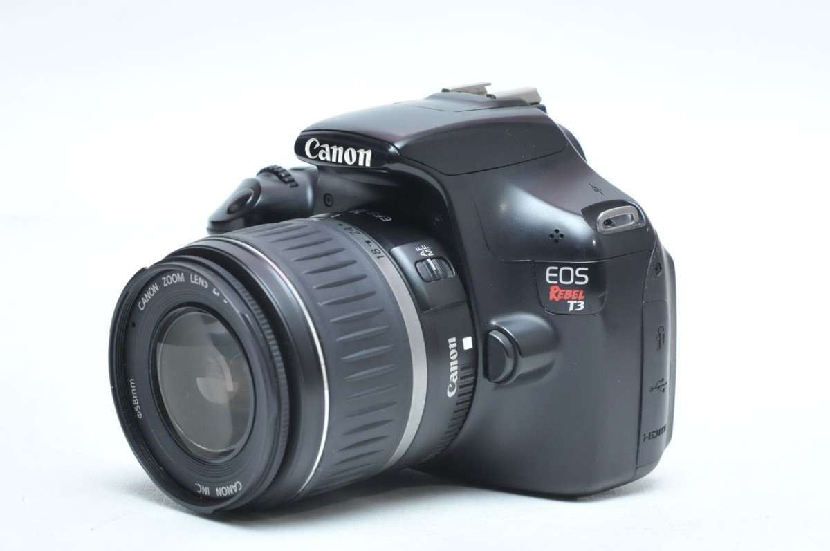 Canon EOS Rebel T3 Digital SLR Camera with EF-S 18-55mm f/3.5-5.6