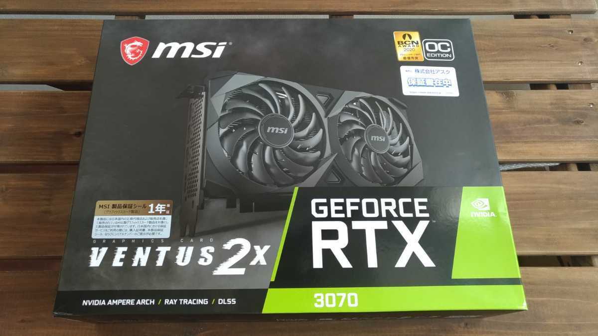 MSI GeForce RTX 3070 VENTUS 2X OC 8GB GDDR6 Graphic Card | eBay