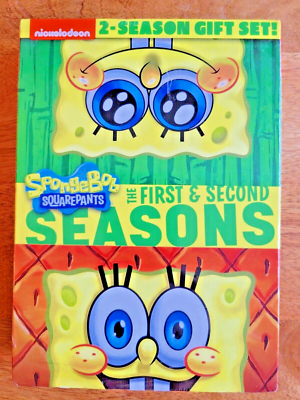 SpongeBob SquarePants Seasons 1-2 DVD Box Gift Set Nickelodeon TV