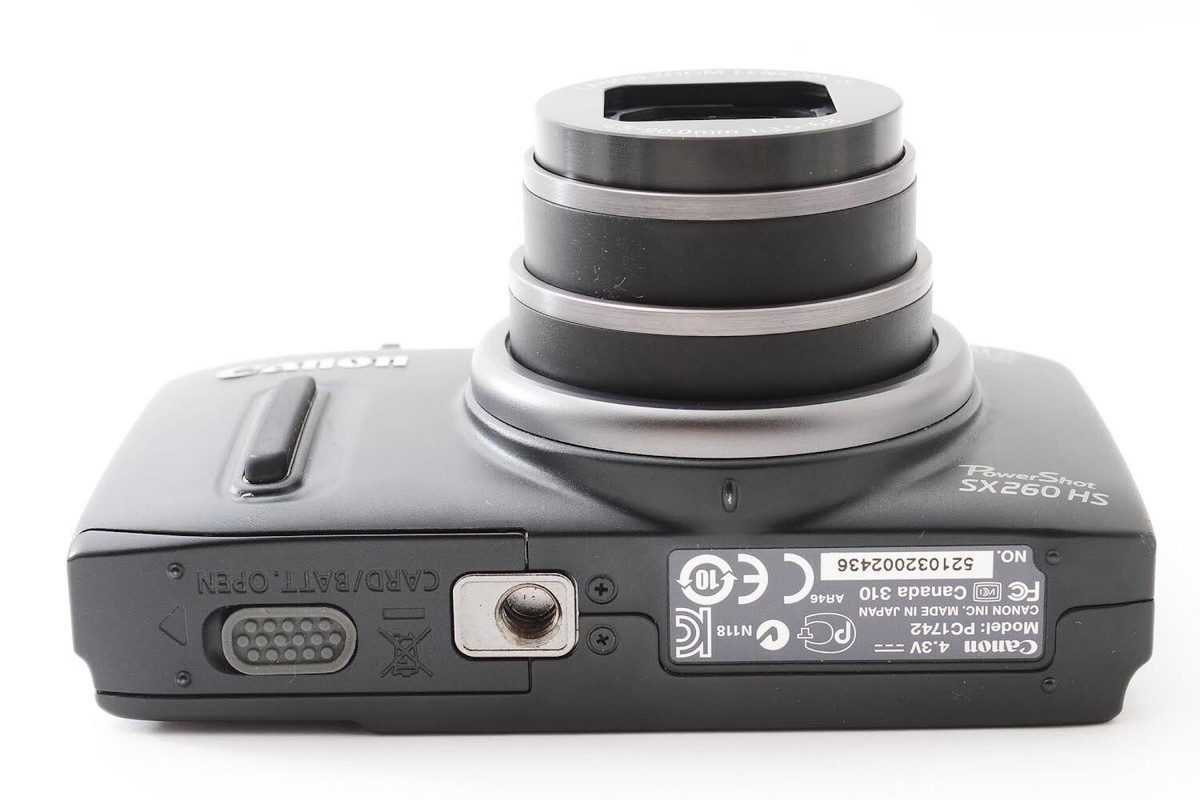 Canon PowerShot SX260HS SX260 HS W. 20x optical zoom Lens GPS Made