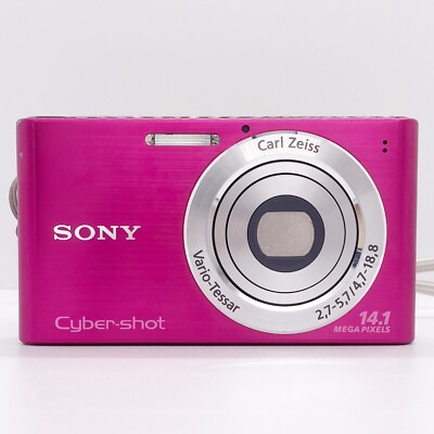 SONY DSC-W320 Digital Camera Pink Cyber-shot 14.1 MP 3.0x Zoom