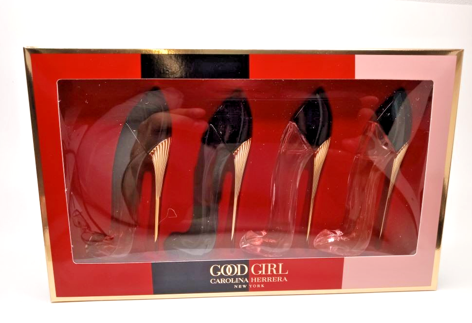 Good Girl Carolina Herrera Women 4Pcs Mini Set 0.24 oz 7 ml Eau De