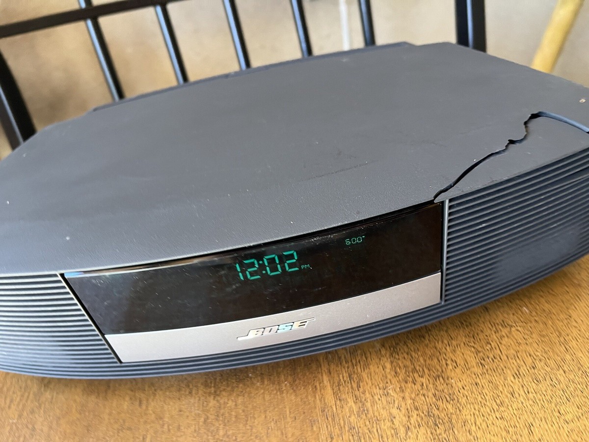 Bose Wave Radio II 2 AWR1B2 AM/FM Alarm Clock Stereo. With Adapter