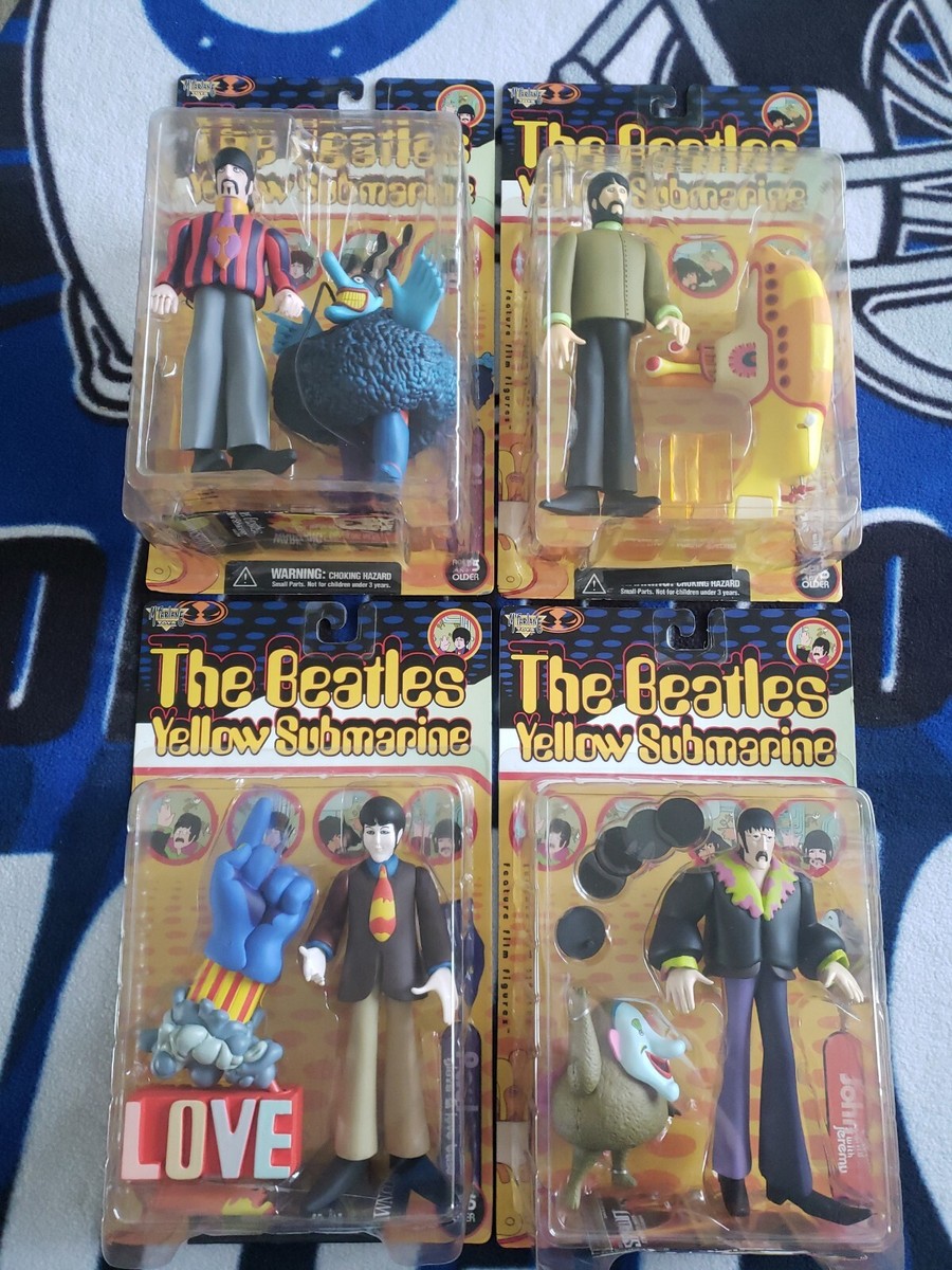 The Beatles Yellow Submarine Set of 4 Action Figures 1999