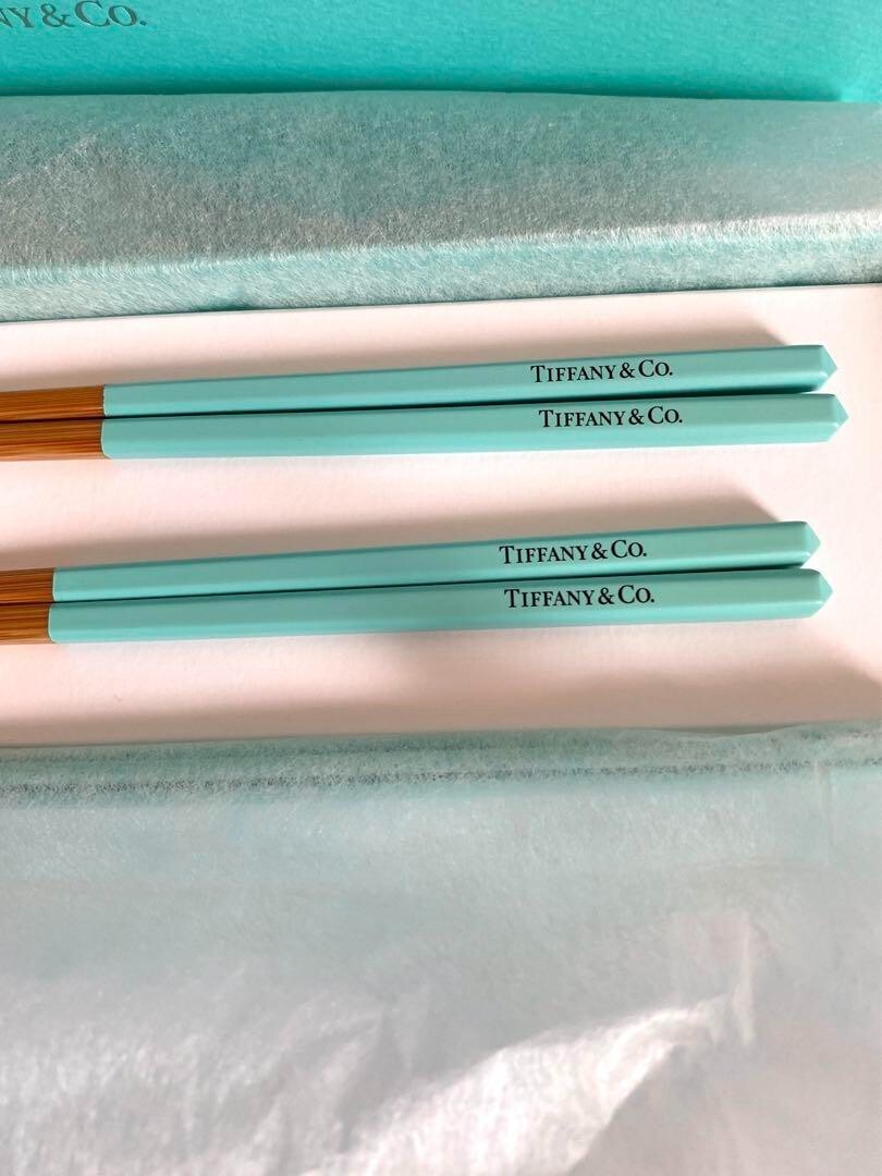 Tiffany ミントグリーン 竹製箸 2本セット 【公式通販】
