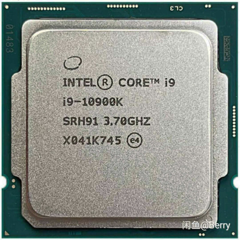 Intel Core i9-10900K CPU 3.7-5.3GHz 10 Cores 20Thr 125W LGA1200