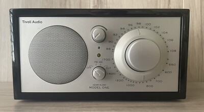 Tivoli Model One AM/FM/AUX Gloss Black & Silver | eBay