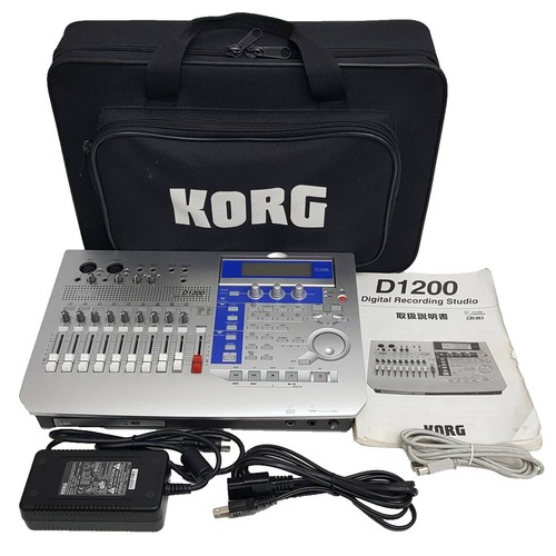 Korg D1200 Digital Recording Studio 2 Set Tested with Manual +
