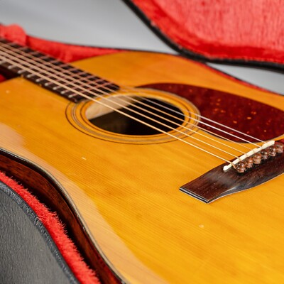 Mid 70s Sada Yairi YD-401 Dreadnought Acoustic Guitar w/ Hardshell