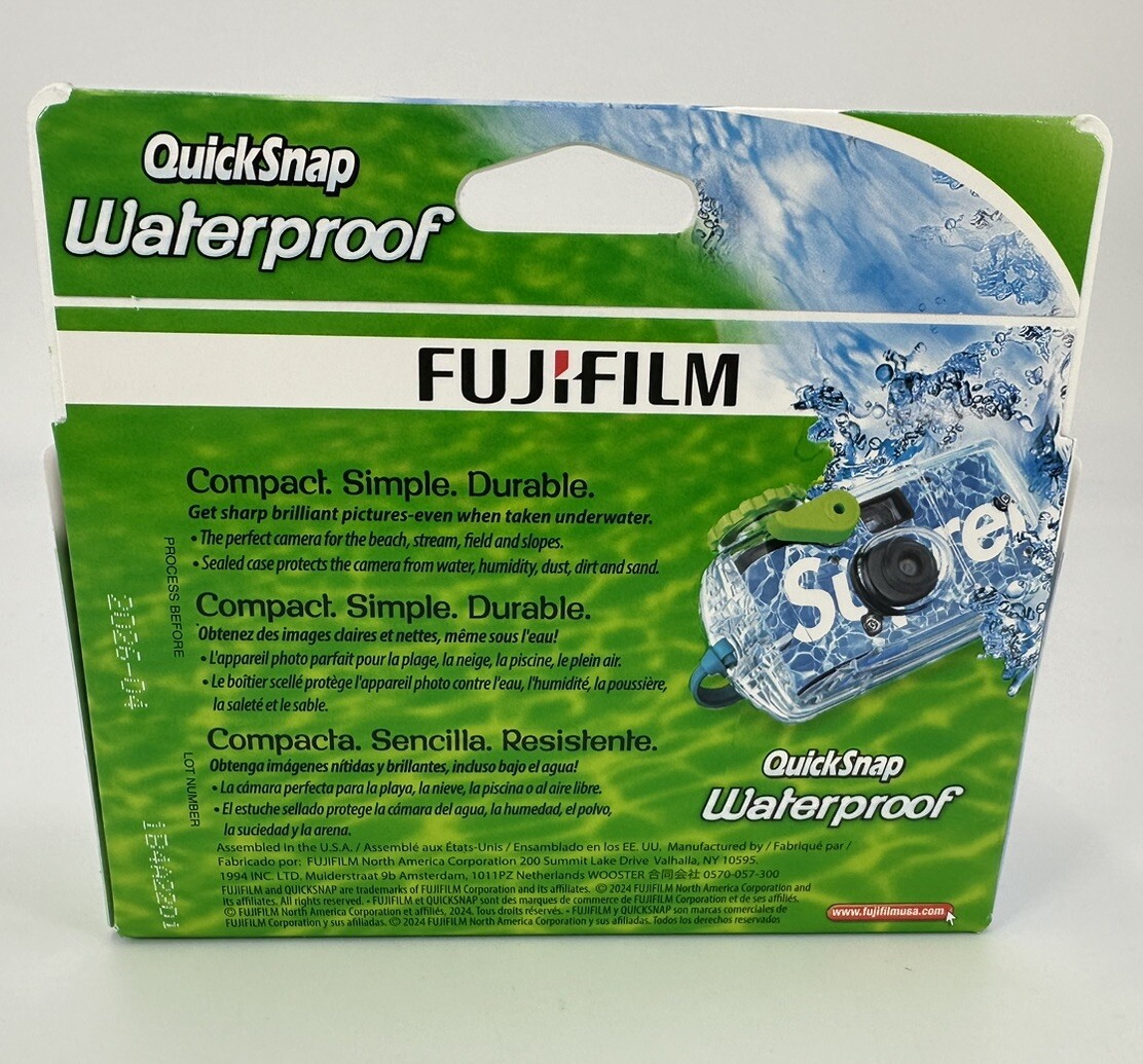 Supreme Fujifilm Disposable Waterproof One-Time-Use Camera - Brand