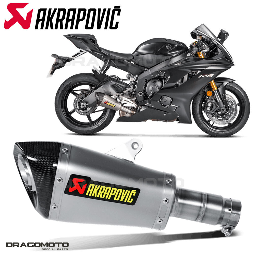 YAMAHA YZF-R6 2010-2022 Exhaust AKRAPOVIC Titanium RC S-Y6SO9-ASZ