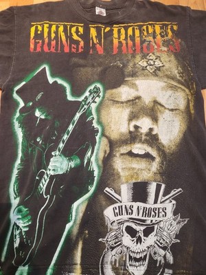 RARE Vintage 90s Resurreccion Guns N Roses Mexican Bootleg AOP T