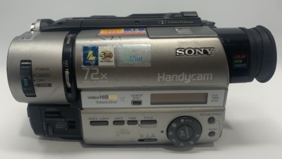 Sony Handycam CCD-TR917 72x Digital 18x Optical Camcorder Silver