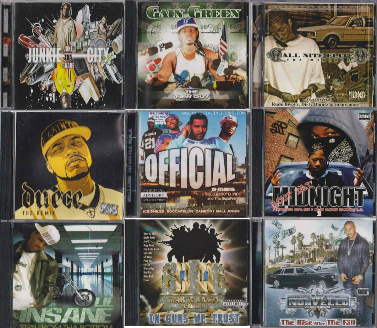 Louisiana Arkansas New Orleans Rap G-Funk (Build A CD Lot) !@#$ | eBay